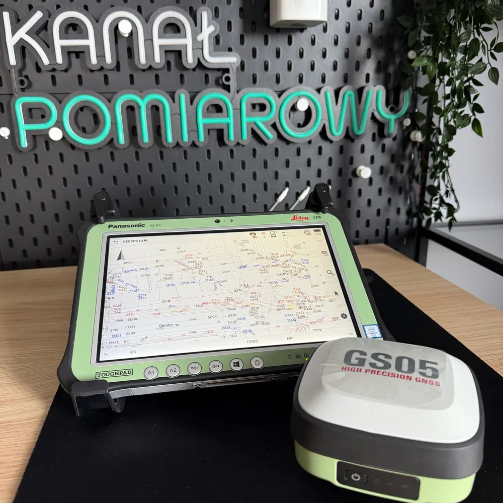 Odbiornik GNSS Leica GS05 z kontrolerem Leica CS35