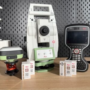 Zestaw jednoosobowy Leica TS13 2″ R500 z kontrolerem Leica CS20 LTE i odbiornikiem GNSS Leica GS05, zdjęcie 2